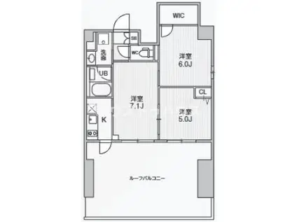 ALIVIS東十条(3K/9階)の間取り写真