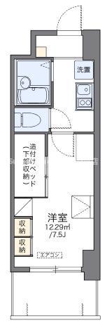 レオパレスGREENHILL(1K/2階)の間取り写真