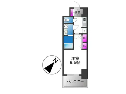S-RESIDENCE堺BLAZE(1K/15階)の間取り写真