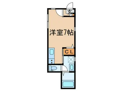 PARK AV・E・NUE(ワンルーム/1階)の間取り写真