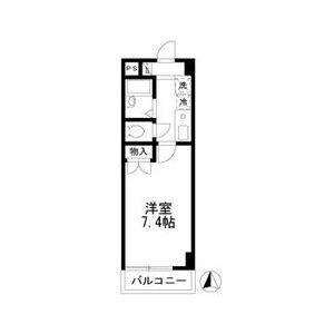 マンション丸清(1K/1階)の間取り写真