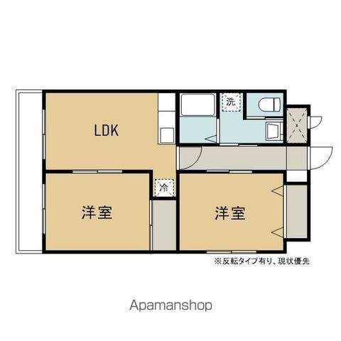 テリトワールSATO壱号館(2LDK/6階)の間取り写真