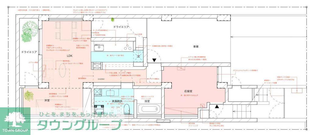 J・HANK HOMES(1LDK/B1階)の間取り写真
