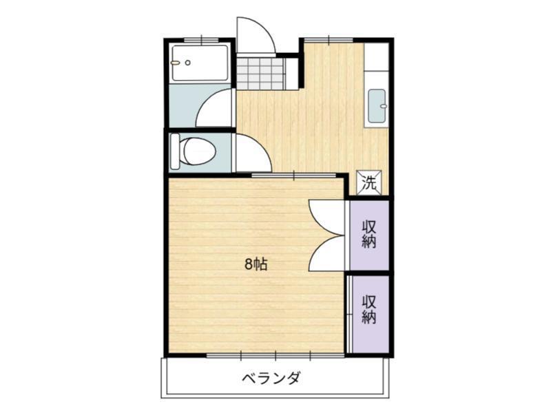 RUOTE10 (1K/2階)の間取り写真