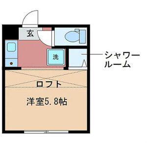 REAL BLOSSOMII(1K/1階)の間取り写真