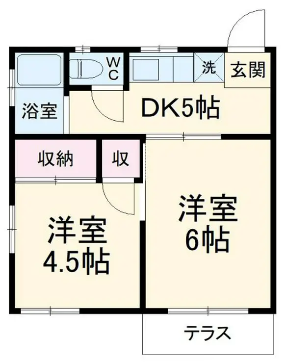 第三さつき荘 1階階 間取り