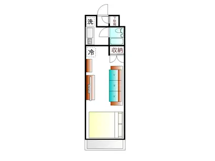 椎名町ハイム(ワンルーム/3階)の間取り写真