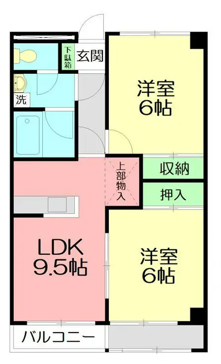 ロワール市川 3階階 間取り