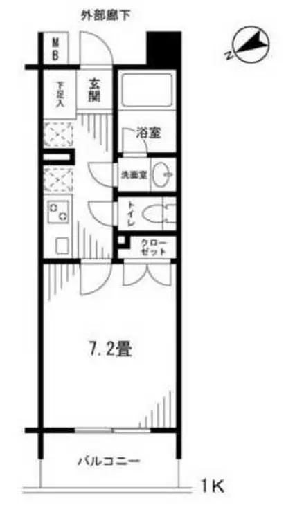 セレビア新宿御苑前 7階階 間取り