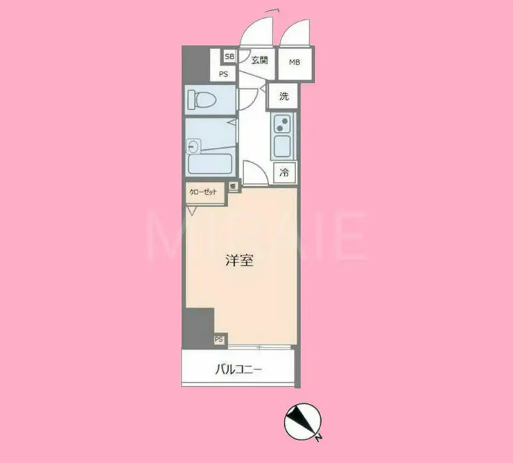 トーシンフェニックス新横濱イクシール 8階階 間取り