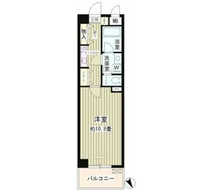 ルミエール祐天寺 6階階 間取り