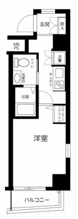 クレアシオン目黒不動前 6階階 間取り