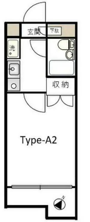 メゾンドール川崎 4階階 間取り