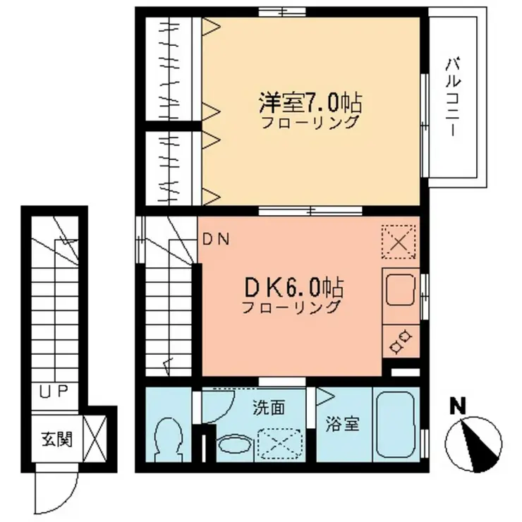 ウィングA 2階階 間取り