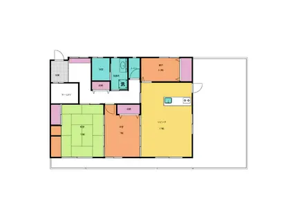 ピアグレイス(2SLDK/3階)の間取り写真