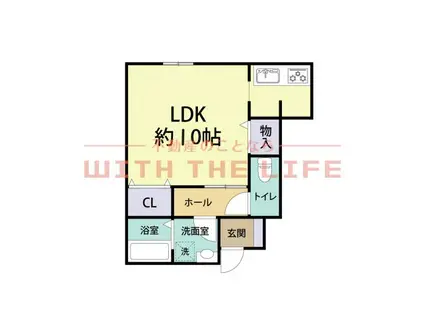 GRAND PRIX MAISON(ワンルーム/1階)の間取り写真