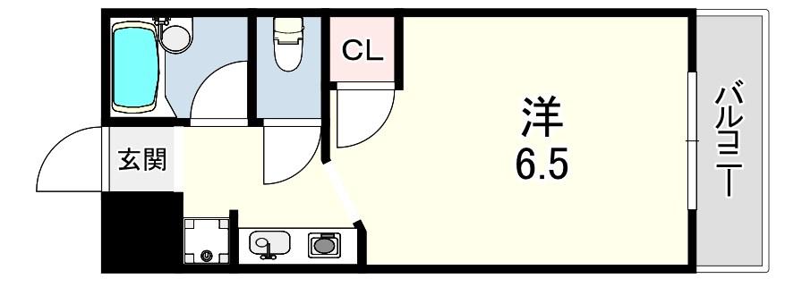 オギタビル(ワンルーム/3階)の間取り写真