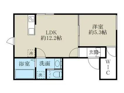 RENARE鐙 RE1(1LDK/2階)の間取り写真