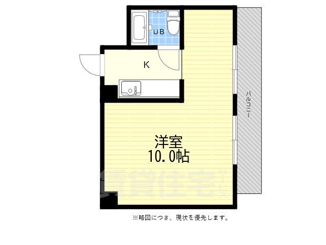 SNOW HOUSE(1K/5階)の間取り写真