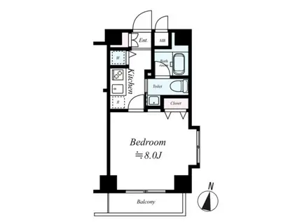 THE GRANDE REGALO(1K/3階)の間取り写真