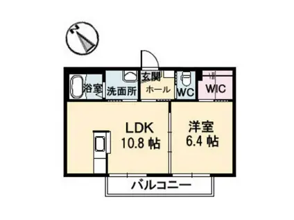 URBAN LINK大森海岸(1K/5階)の間取り写真