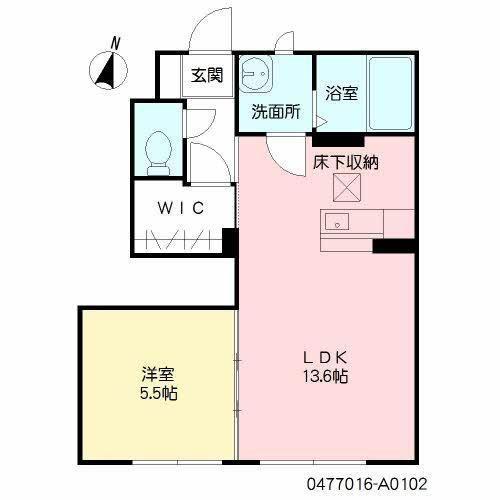 TMニュータウン(1LDK/1階)の間取り写真