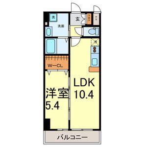 マイアトリア栄(1LDK/2階)の間取り写真