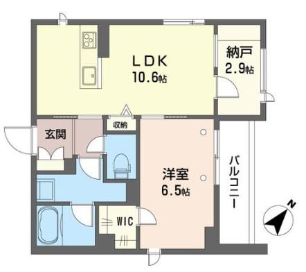 アトリエール(1SLDK/3階)の間取り写真