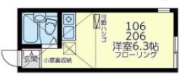ユナイトステージ新子安(ワンルーム/1階)の間取り写真
