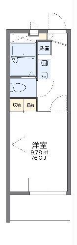 レオパレスシャーマー御崎(1K/3階)の間取り写真