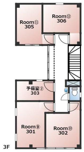王子ビル(ワンルーム/3階)の間取り写真