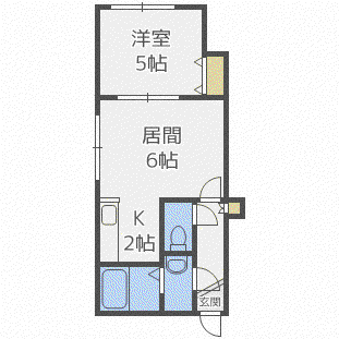 ANIMATO153(1DK/3階)の間取り写真