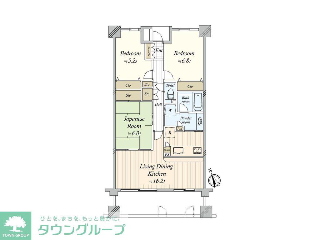 センチュリーヒルズ(3LDK/3階)の間取り写真