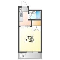 サンライズ7(1K/4階)の間取り写真