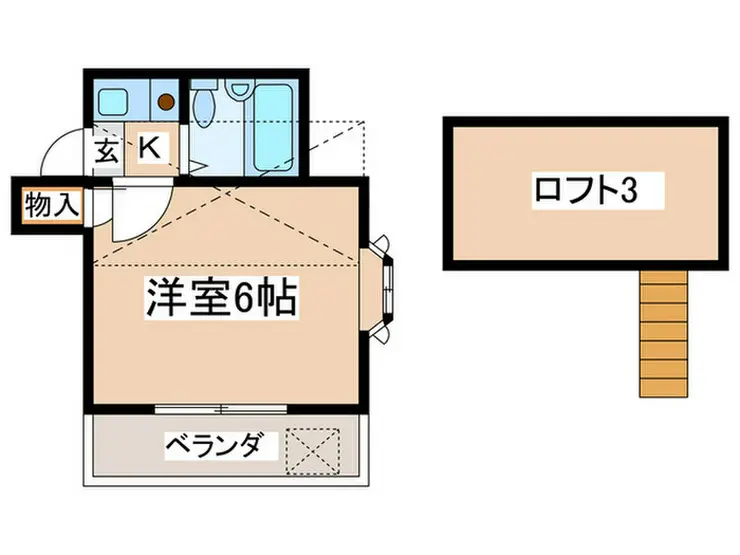 湘南リバーサイドハイツ 2階階 間取り