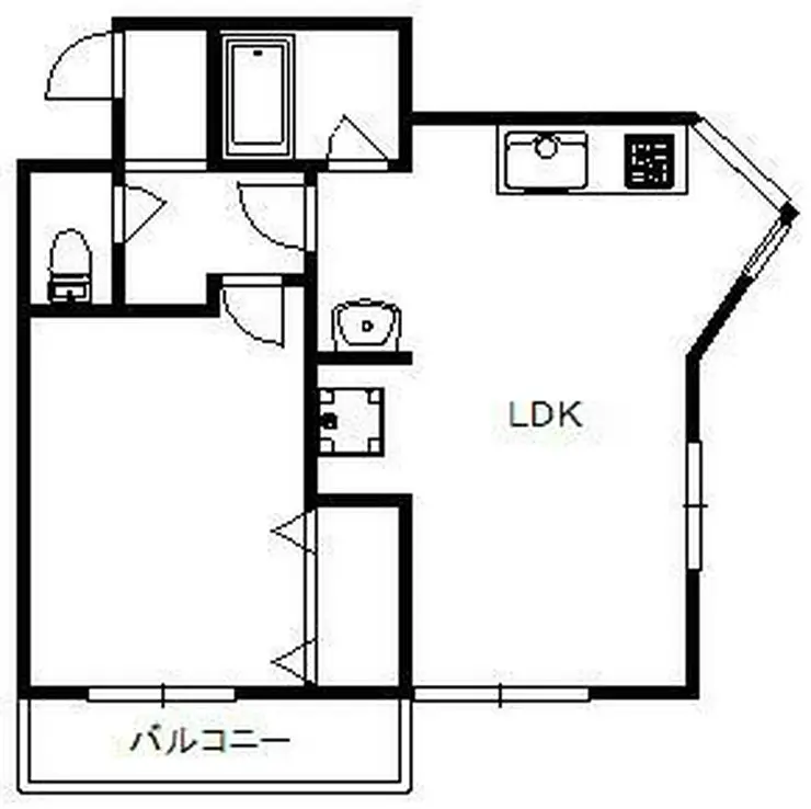 トムス萩山 2階階 間取り