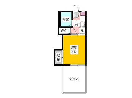 ORVIETO(1K/1階)の間取り写真