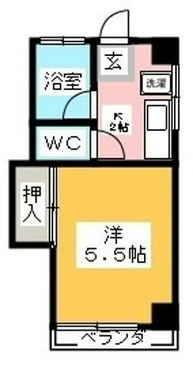 第3ムトウマンション 3階階 間取り