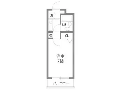 エステージ井荻(1K/1階)の間取り写真