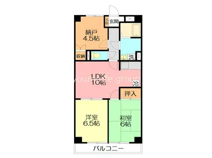 パストラルピア(2SLDK/2階)の間取り写真