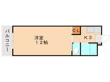 シャトレ和(1K/1階)の間取り写真