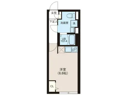 レピュア早稲田レジデンスII(ワンルーム/3階)の間取り写真