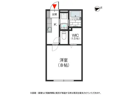 ネオステイゆう(1K/1階)の間取り写真