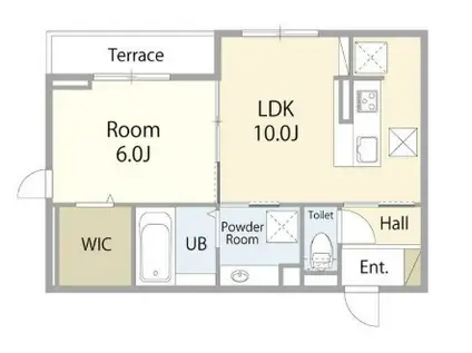ＪＲ加古川線 日岡駅 徒歩11分 3階建 築2年(1LDK/3階)の間取り写真