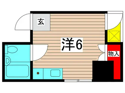 エクセルコーポ保塚(ワンルーム/5階)の間取り写真