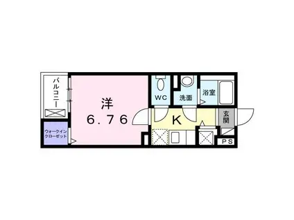 ラ・セリーナ中野 K・M・H(1K/3階)の間取り写真