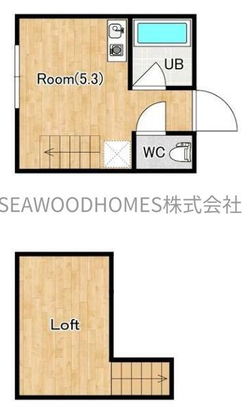 クレセントパーク六浦(ワンルーム/1階)の間取り写真