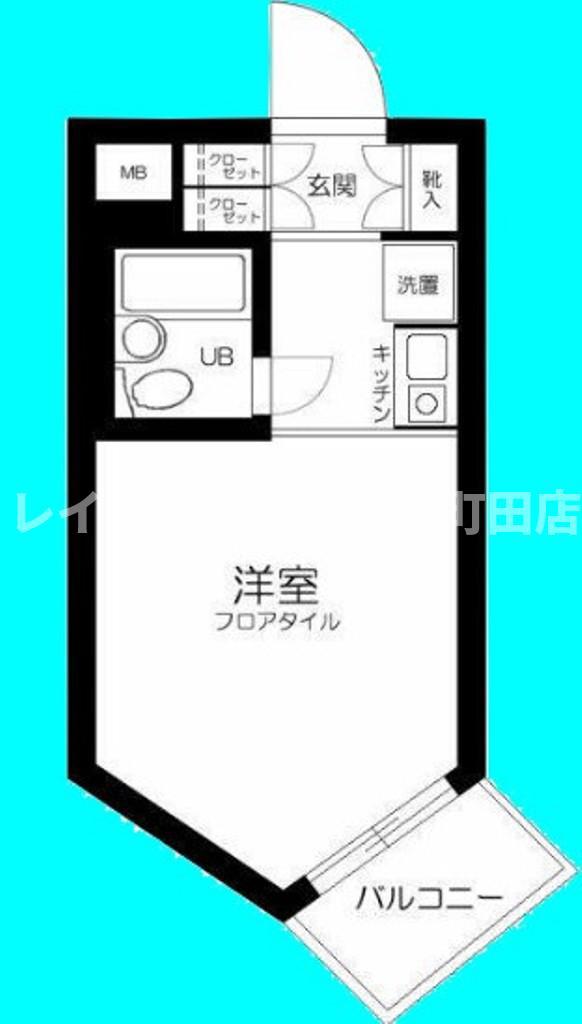 コンドミニアムメイ大倉山(ワンルーム/3階)の間取り写真