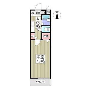 くれよんハウス(1K/1階)の間取り写真
