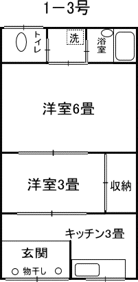 雄松荘(2K/1階)の間取り写真